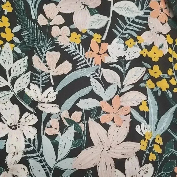 {Robert Louis} Floral Print Belted Faux Wrap Dress - Picture 14 of 15